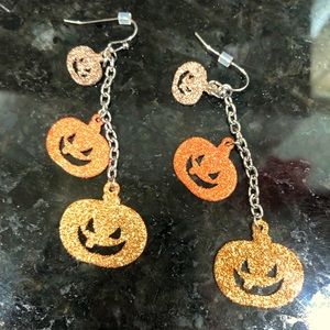 Pumpkin Halloween Earrings!